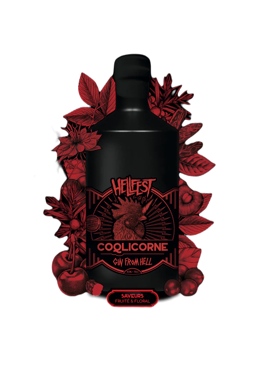 GIN HELLFEST COQLICORNE 70cl