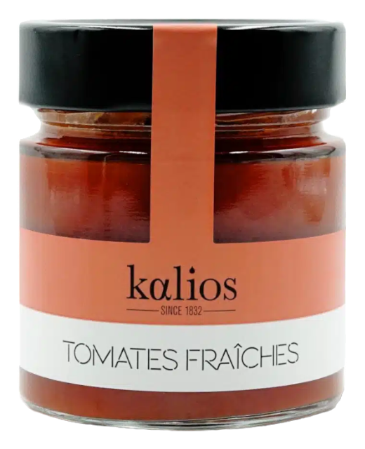 SAUCE TOMATE AUX TOMATES FRAICHES - 220G - KALIOS