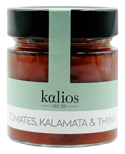 SAUCE TOMATE OLIVES KALAMATA ET THYM - 220G - KALIOS