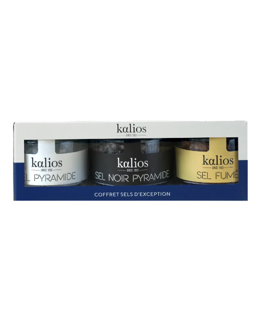 COFFRET 3 SELS - NATURE, ENCRE DE SECHE, FUME - KALIOS