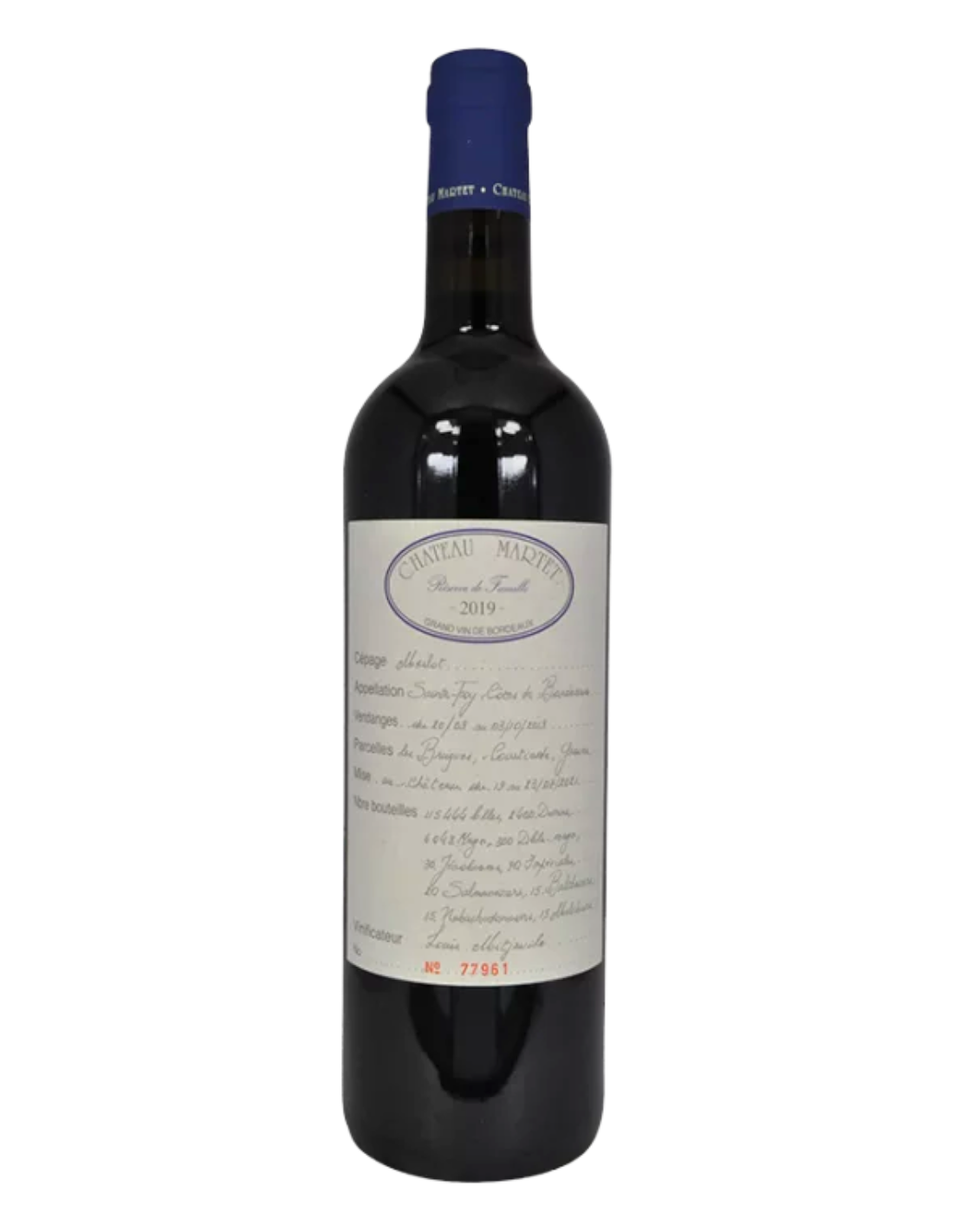 SAINTE FOY BORDEAUX CHATEAU MARTET 2019