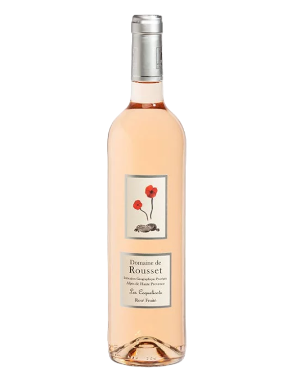 IGP ALPES HTE PROVENCE CHATEAU DE ROUSSET Les Coquelicots Rosé  FR BIO 01