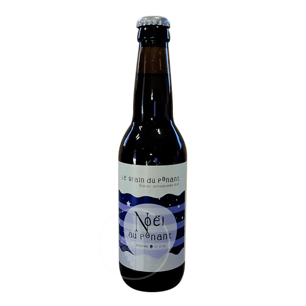 Bière ambré - Bière de Noël - Brasserie Le Grain du Ponant